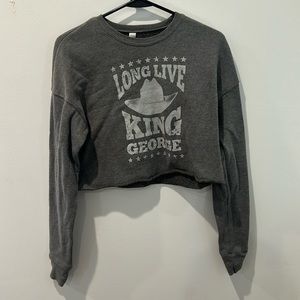 Rubys Rubbish long sleeve cropped crewneck